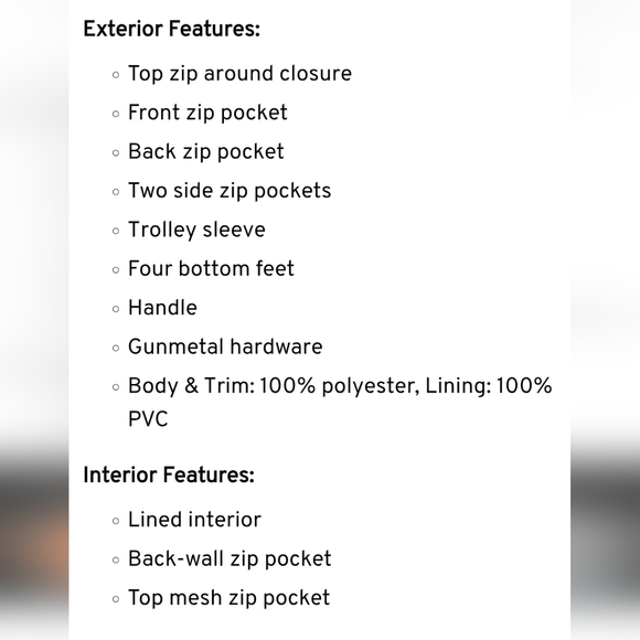 Lug "Trolley" Brown Toiletry Bag Durable Travel Essential Unisex - Picture 9 of 10